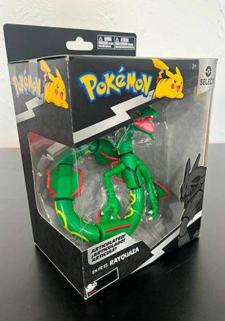 Boneco Pokemon Rayquaza Articulado Dragão Lendario Sunny em