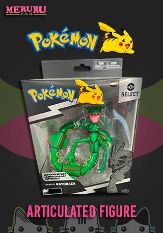 Boneco Pokemon Rayquaza Articulado Dragão Lendario Sunny em