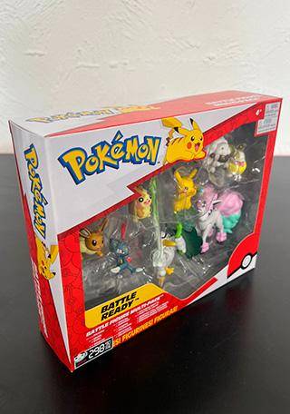 Kit 8 Bonecos Batalha Pokémon - Pikachu, Eevee, Sneasel, Wooloo, Yamper,  Sirfetch'd, Ponyta de Galar e Morpeko