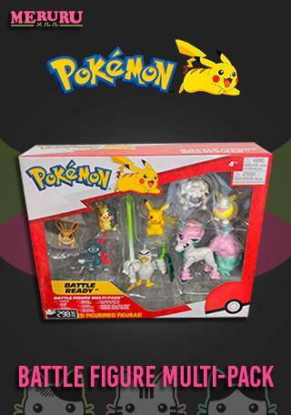 Conjunto de Figuras - Pokémon - 8 Bonecos - Battle Figure Multi