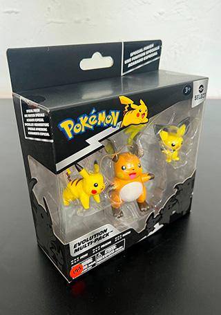 Brinquedo Pokémon Multipack Evolução Pikachu 3295 Sunny