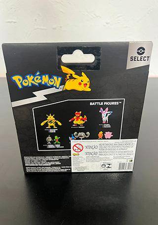 Figura Pichu - Pikachu - Raichu, Pokemon - Sunny Brinquedos