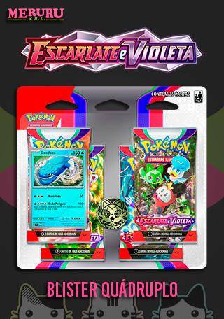 Pokémon Blister Quádruplo - Houdstone - Escarlate e Violeta