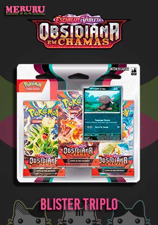 Pokémon Blister Obsidiana Em Chamas Original Copag