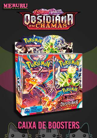 Box Treinador Avançado Pokémon Escarlate E Violeta 3 Obsidiana Em