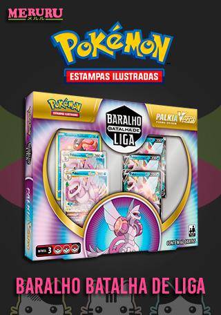 Box Pokémon Baralho Batalha de Liga Palkia Forma Origem V-ASTRO Copag  Original Lacrado 60 Cartas para jogar