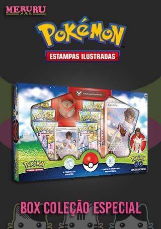 Box Coleção Especial - Pokémon GO - Equipe - Três Boxes