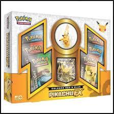 Pokémon Box Coleção Lendária Pikachu Ex - supe