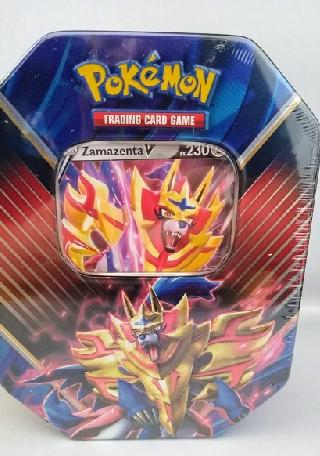 Lata Pokémon Zamazenta V Lendas de Galar - Copag - Deck de Cartas