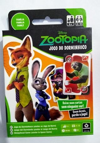 Jogo do Dorminhoco Zootopia - Copag - MP Brinquedos