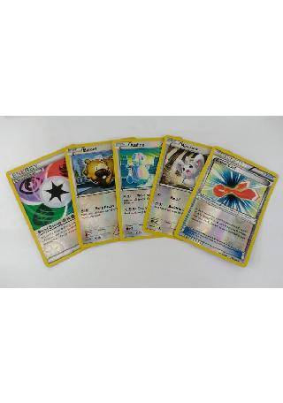 Lote de 5 Cartas de Pokémon Reverse Foil - Slightly Played em inglês