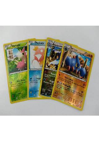 Lote de 16 Cartas de Pokémon Reverse Foil - Slightly Played em inglês