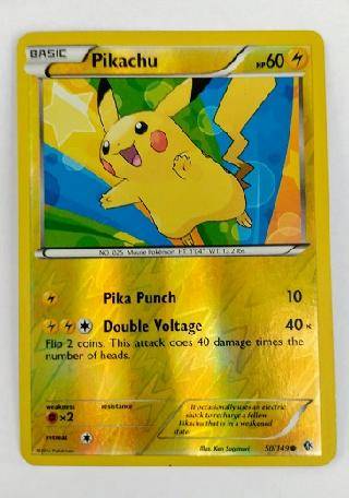 1 Cartas de Pikachu + 5 Pokémons Lendários + 50 cartas