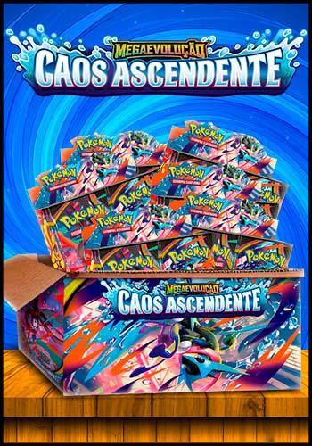 PT-BR) Kit com 4 Caixa de Booster - Megaevolução 4 - Caos