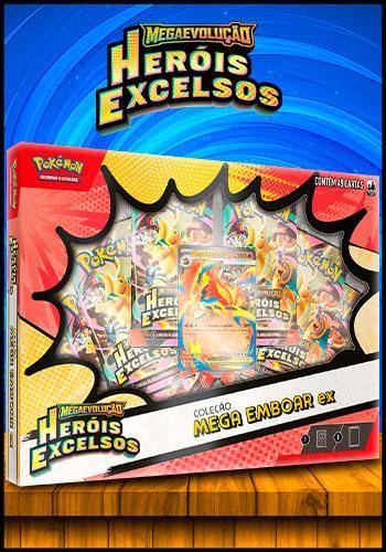 PT-BR) Box Coleção - Heróis Excelsos - Mega Feraligatr | RASENGAN