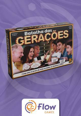 Jogo de Tabuleiro Batalha das Gerações - Loja Grow