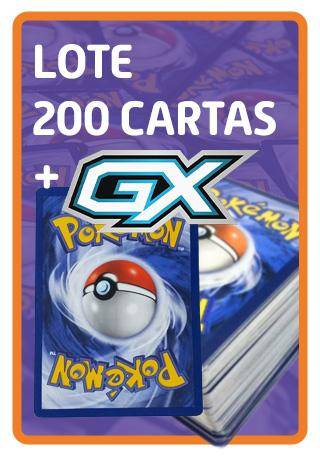 Lote Pack 100 Cartas Pokémon A…