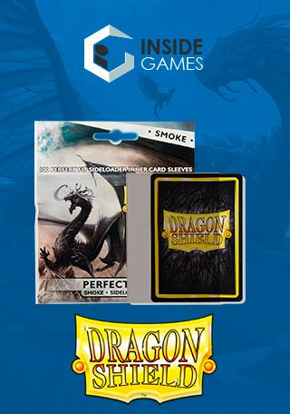 Dragon Shield: Perfect Fit Cards Sleeves - Side-load Smoke (100