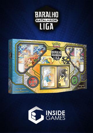 Batalha de Liga Pokémon Pikachu e Zekrom & Charizard e Reshiram, Copag,  Estampado