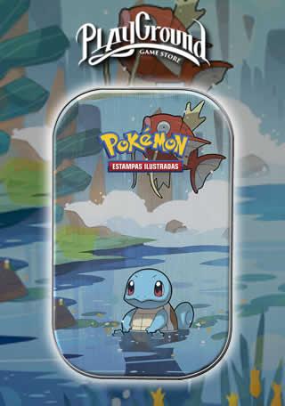 Pokemon Mini Lata - Amigos de Kanto - Squirtle - MP Brinquedos