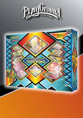 Pokémon Tcg Coleção Tapu Koko Com Broche E Miniatura - Copag