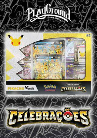 Box Pokémon Coleção Dourada Celebrações 182 Cartas