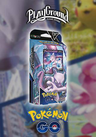 Deck Temático Baralho de Batalha Pokémon Go Mewtwo V - Zort Games