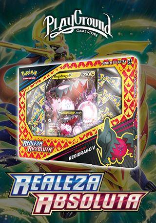 Pokémon Coleção Realeza Absoluta Regidrago V - Copag - Deck de