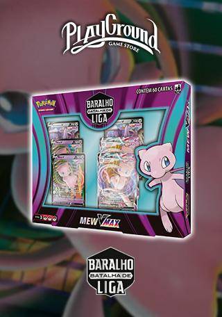 Pokémon Baralho Batalha de Liga Mew Vmax Com 60 Cartas Copag