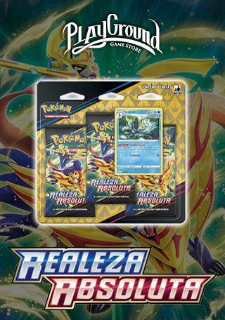 Blister Triplo Jogo Cartas Pokemon Inteleon Realeza Absoluta Copag