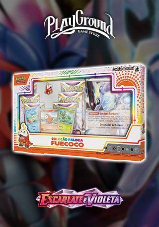 Box Pokémon Coleção Paldea Fueooco - Copag