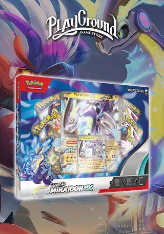 Box Cartas Pokémon Coleção Lendas de Paldea Miraidon Ex - Ri Happy