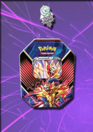 Lata Pokémon Zamazenta V Lendas de Galar - Copag - Deck de Cartas