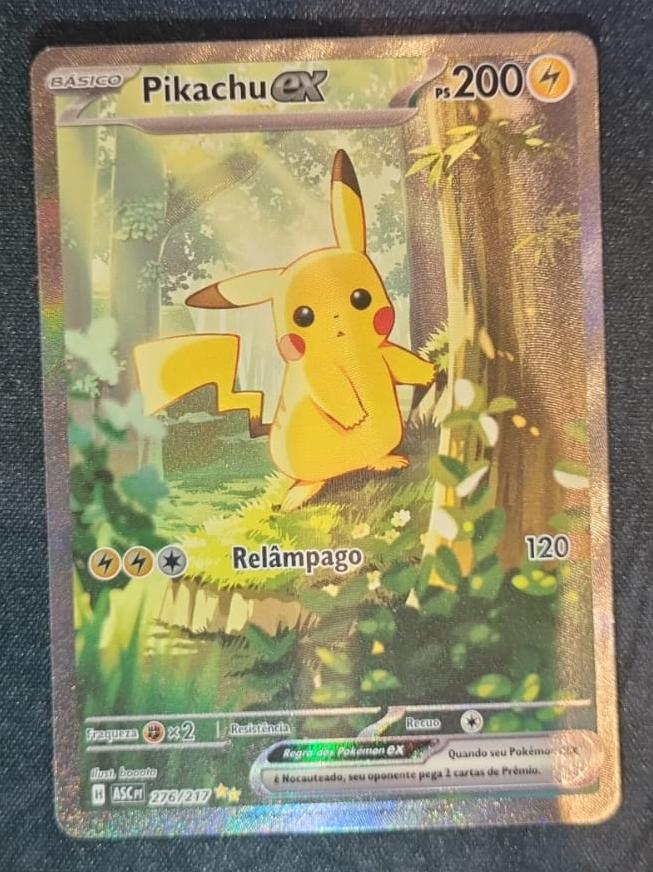 Pikachu ex (#276/217) | www.baraogeekhouse.com.br