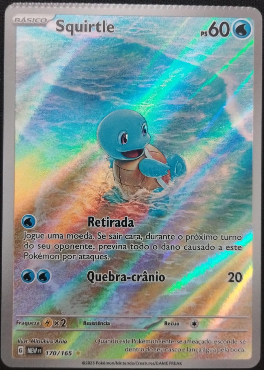 Squirtle (170/165), Busca de Cards