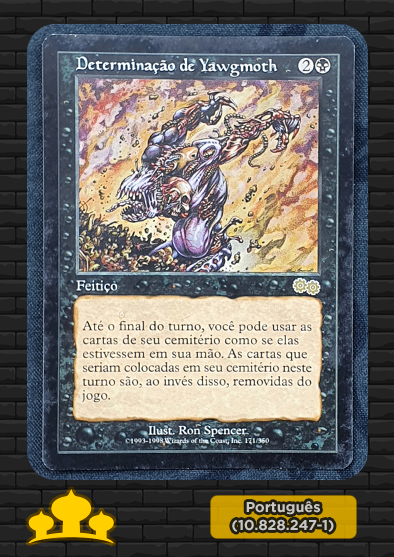 Determinação de Yawgmoth / Yawgmoth's Will - Bazar de Bagdá: O
