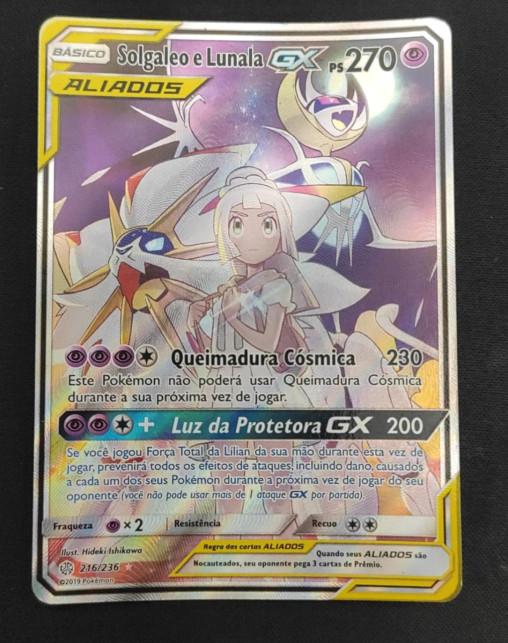 Lata Pokémon Solgaleo, Deck Box