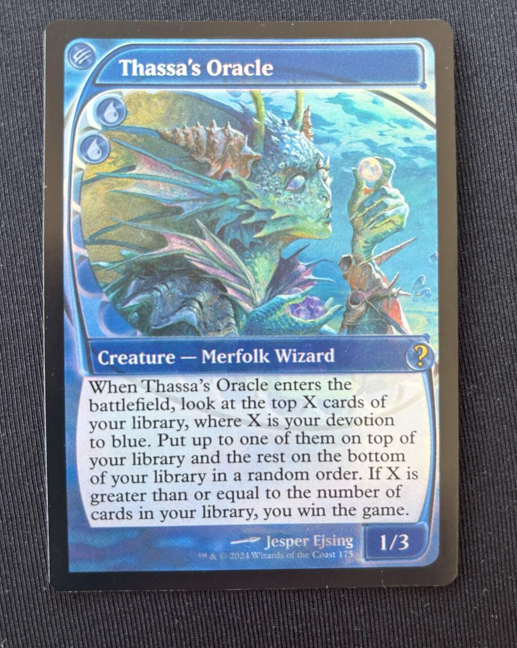 Thassa's Oracle FOIL (FUTURE SIGHT FRAME) Mystery Booster 2 NM