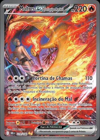 ロケット団のファイヤーex sar rockets moltres Moltres ex da Equipe Rocket (229/182) NM | Leilão de Guilherme_GM