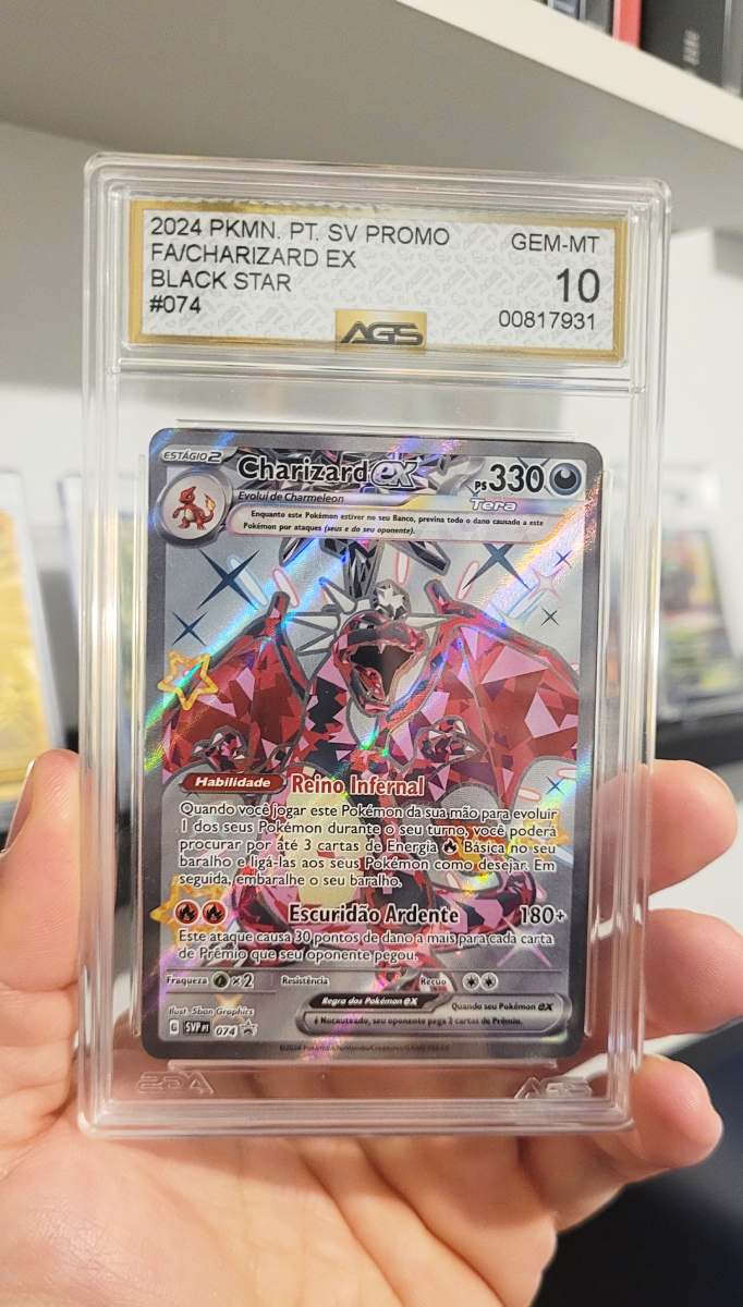 Charizard ex (074/∞) - AGS 10 (GEM-MT) | Leilão de Lemefe21