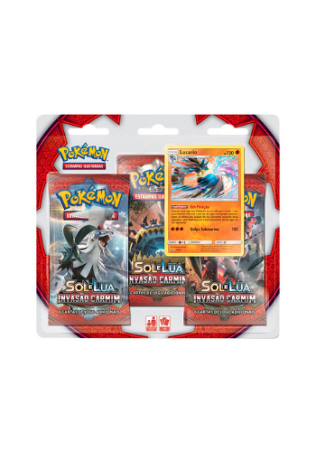 Blister Triplo Cartas Pokémon Origem Perdida Croagunk Copag - Deck