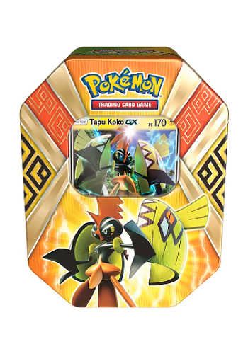Box Pokémon Sol E Lua Broche Miniatura Tapu Koko Original