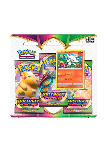 Cartas Pokemon - Triple Pack - Escarlate e Violeta 1 - Spidops