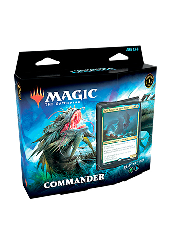 Commander Deck - Commander Legends - Reap the Tides (UG) - MTG Brasil