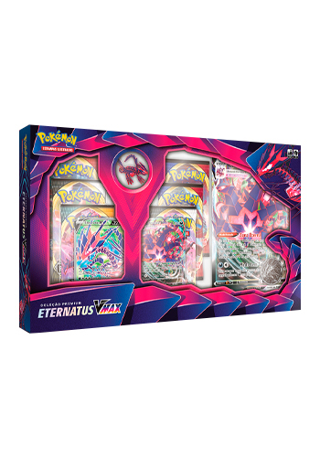 Coleção de Batalha Pokemon Box Premium Vmax e V-Astro 50 Cartas