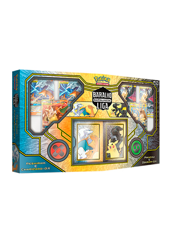 Box Cartas Pokémon Baralho Batalha de Liga Palkia VAstro - Ri Happy