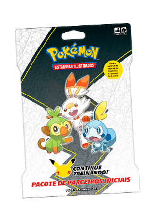 Kit de Cartas Pokémon Blister Triplo Estrelas Radiantes 3 Pacotes + 1 Carta  - Branco