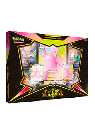 Kit 3 Pokémon TCG Lata Destinos Brilhantes - Pokémon Shiny