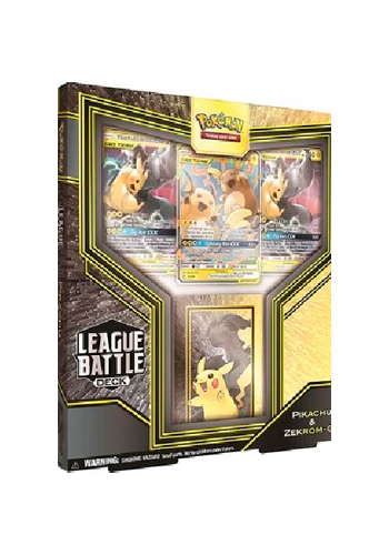 Pokémon TCG: Baralhos Batalha de Liga - Pikachu e Zekrom-GX +