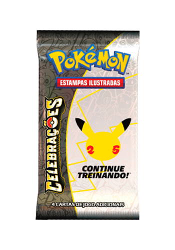 Mew Dourado Foil Celebrações Pokémon Carta Português 25/25 em Promoção na  Americanas